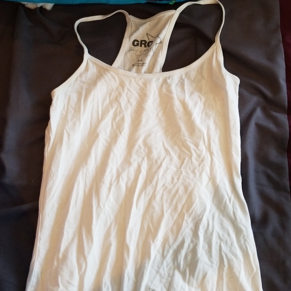 White tank top